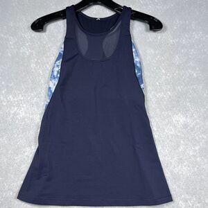 Lululemon Navy Blue Tank Top Shirt Sleeveless Racerback Athletic Women’s Size: 6